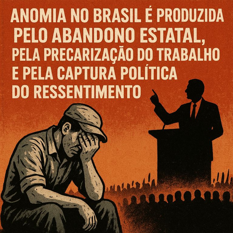 Anomia não é ausência de regras, é abandono administrado