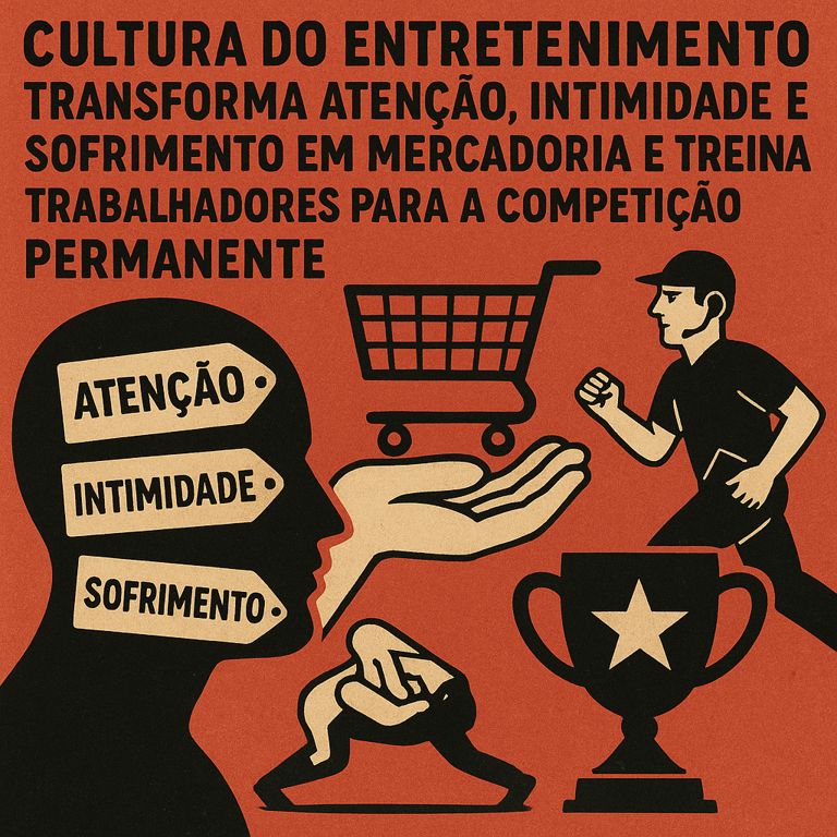 Cultura do entretenimento e a fábrica da distração permanente
