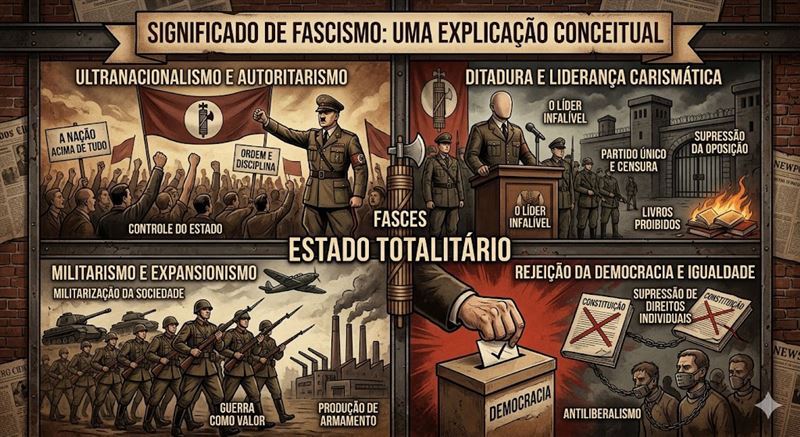 Qual é o significado de fascismo?